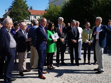 Pose de la première pierre du 3e groupe scolaire 22-06-18 001