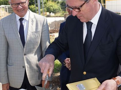 Pose de la première pierre du 3e groupe scolaire 22-06-18 010