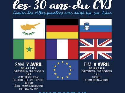 30 ans du Comité des villes jumelées - 7 et 8/04/18