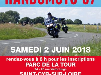 Randonnée moto de l'Escadron départemental de sécurité routière d'Indre-et-Loire - 02/06/18